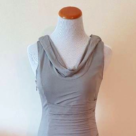 NWOT BCBG Max Azria Dove Grey Dress - Size 6 - Picture 2 of 16